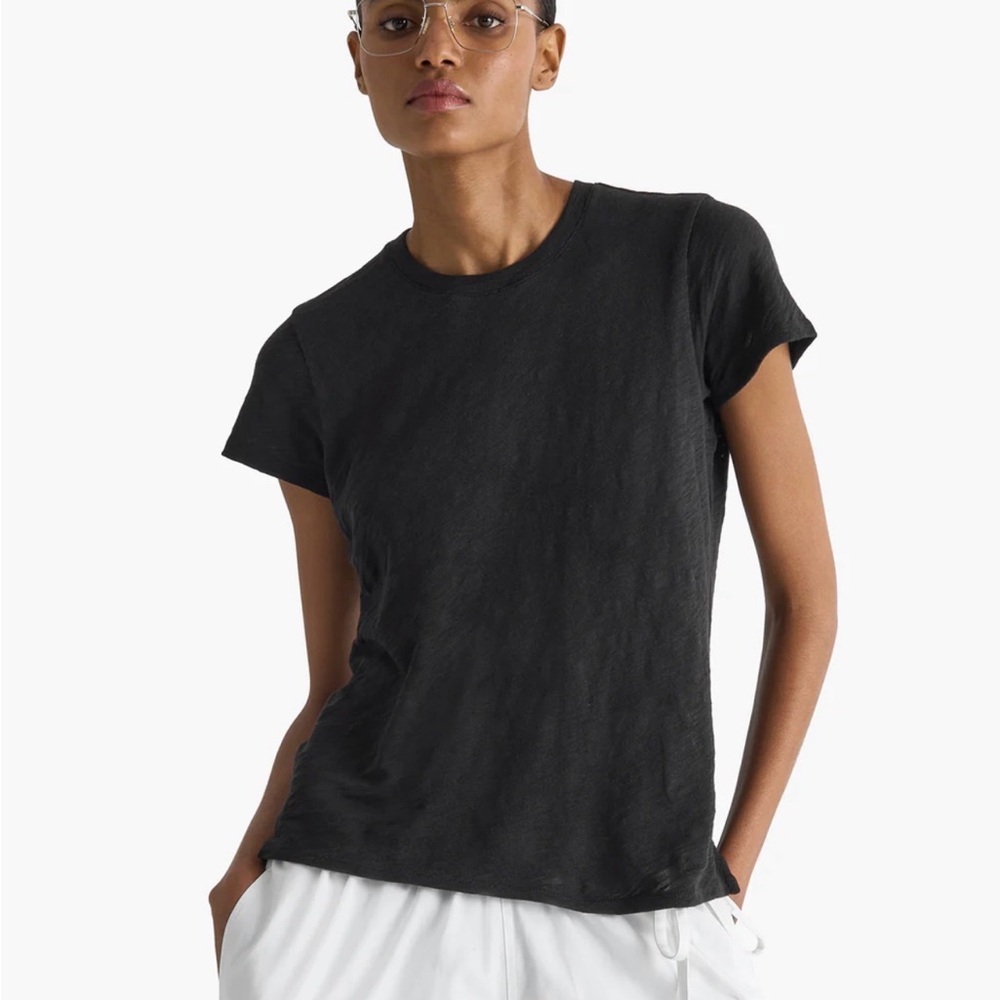 NWT ATM SLUB JERSEY SCHOOLBOY CREW NECK TEE - Picture 2 of 11